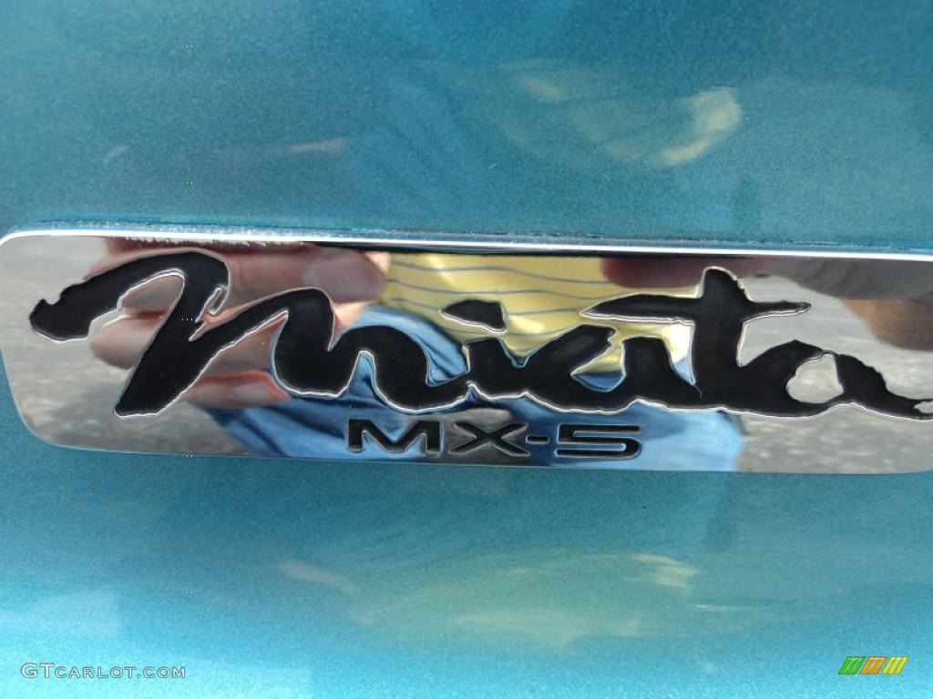 2002 MX-5 Miata Roadster - Crystal Blue Metallic / Black photo #17