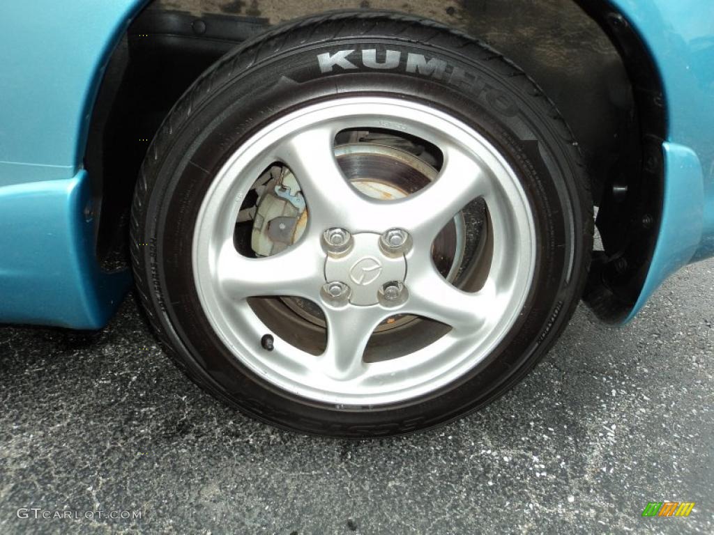 2002 MX-5 Miata Roadster - Crystal Blue Metallic / Black photo #20