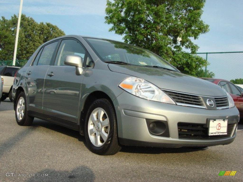 2008 Versa 1.8 SL Sedan - Sandstone Metallic / Charcoal photo #1