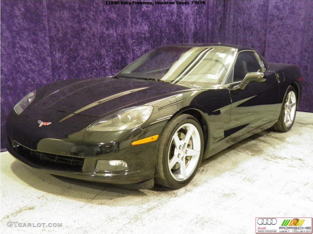 2005 Corvette Coupe - Black / Ebony photo #4