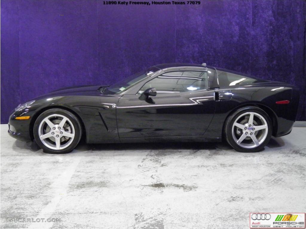 2005 Corvette Coupe - Black / Ebony photo #5