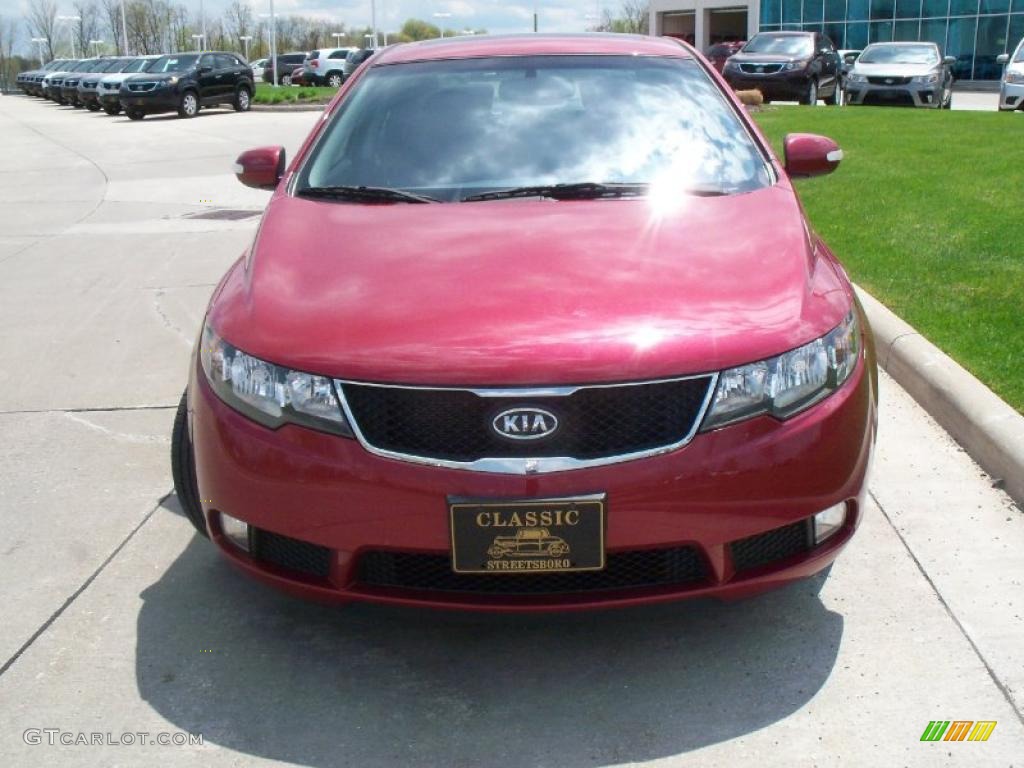 2010 Forte SX - Spicy Red / Black Sport photo #8