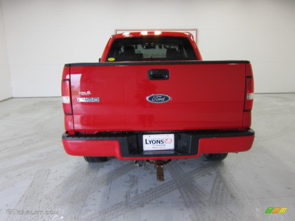 2005 F150 FX4 SuperCab 4x4 - Bright Red / Black photo #14