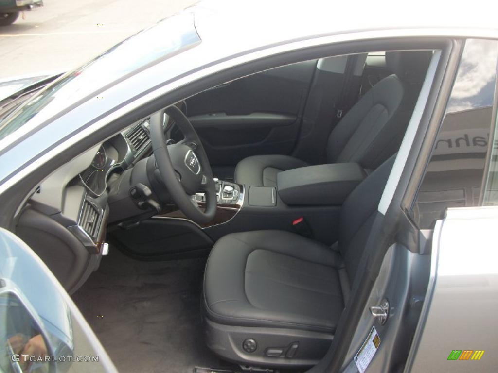 Black Interior 2012 Audi A7 3.0T quattro Premium Photo #49362338