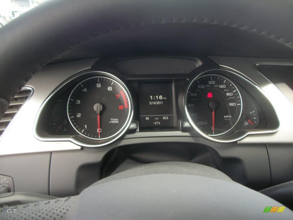 2011 Audi A5 2.0T quattro Convertible Gauges Photo #49362467