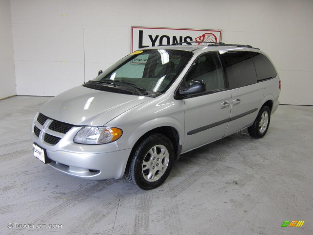 2002 Grand Caravan Sport - Bright Silver Metallic / Taupe photo #29