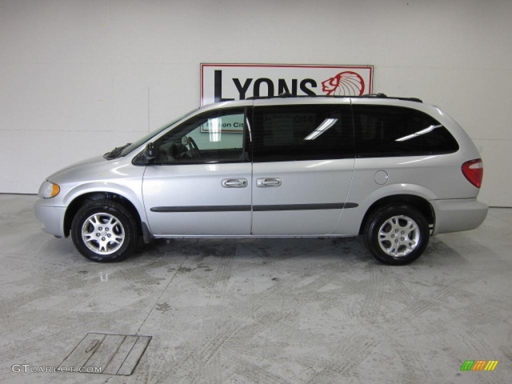 2002 Grand Caravan Sport - Bright Silver Metallic / Taupe photo #32