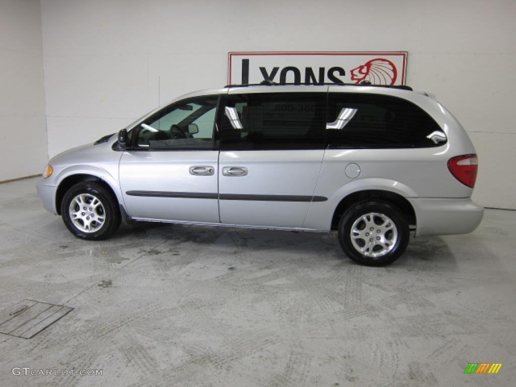 2002 Grand Caravan Sport - Bright Silver Metallic / Taupe photo #33