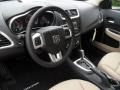 2011 Dodge Avenger Black/Light Frost Beige Interior Prime Interior Photo