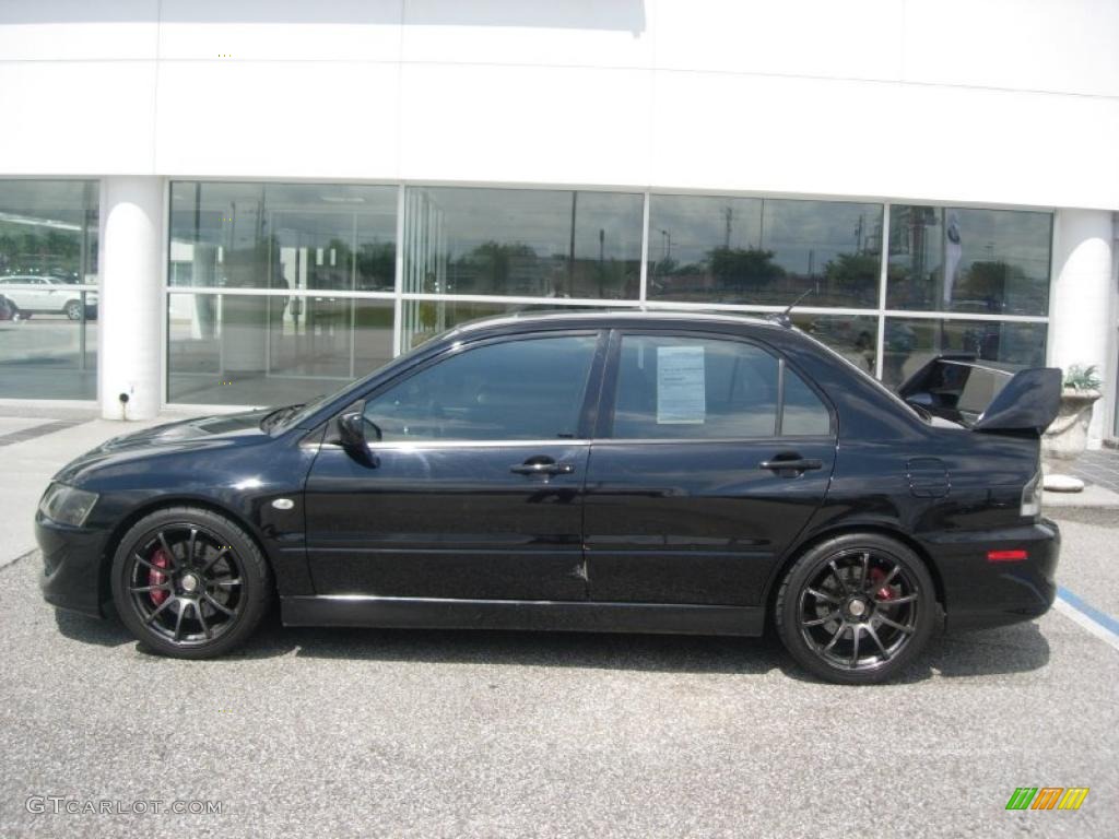 Tarmac Black 2003 Mitsubishi Lancer Evolution VIII Exterior Photo #49363640