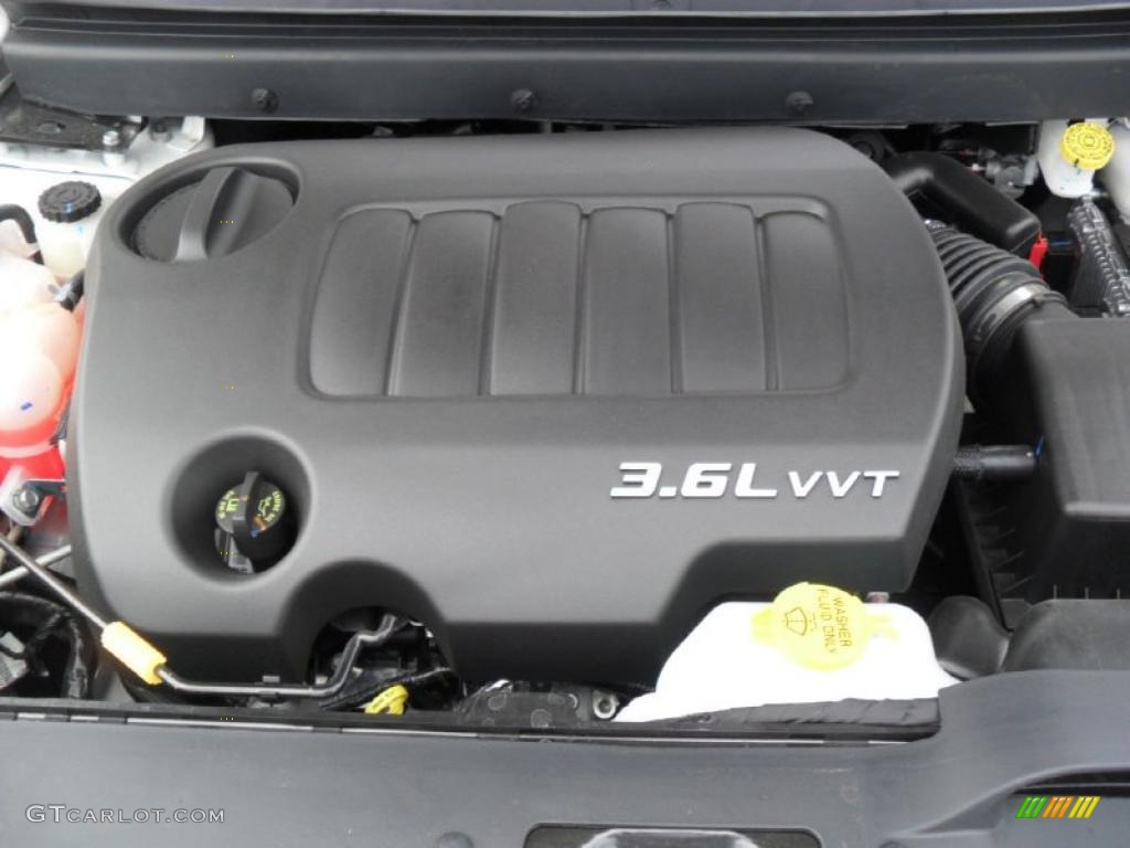 2011 Dodge Journey R/T 3.6 Liter DOHC 24-Valve VVT Pentastar V6 Engine Photo #49363880