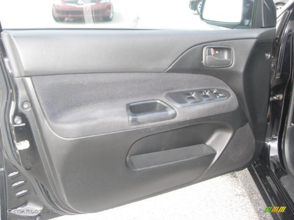 2003 Mitsubishi Lancer Evolution VIII Black Door Panel Photo #49363949