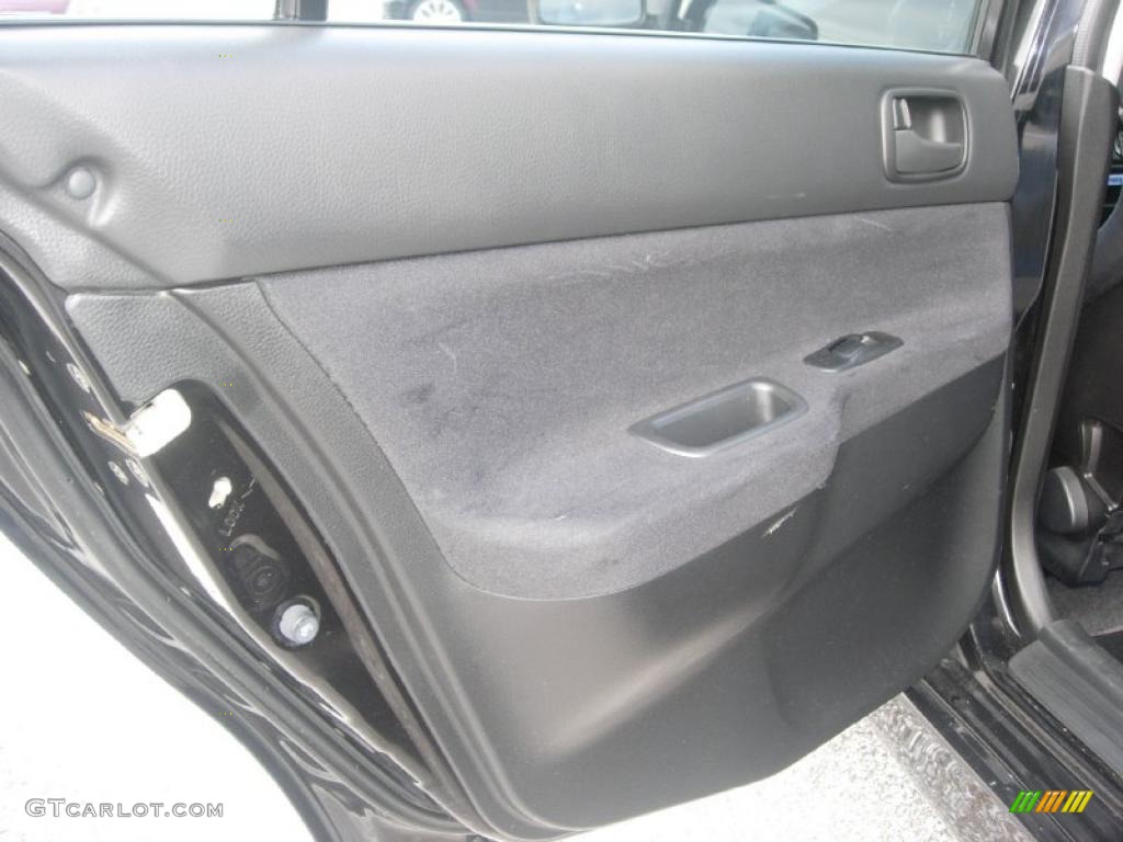 2003 Mitsubishi Lancer Evolution VIII Black Door Panel Photo #49363961