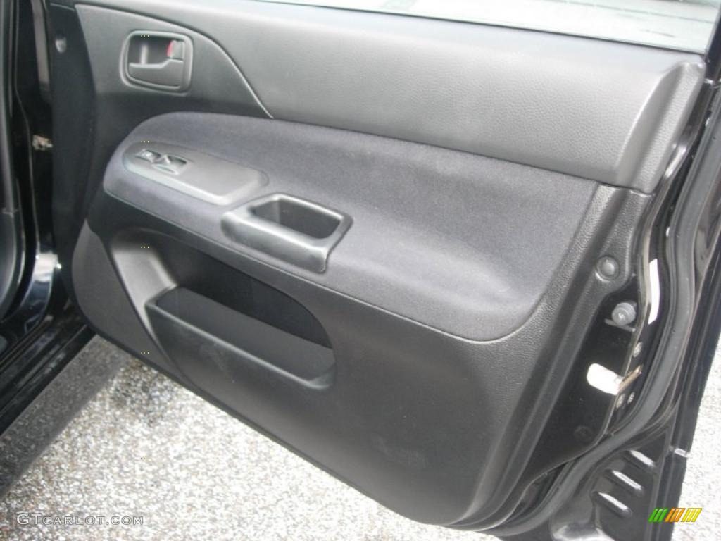 2003 Mitsubishi Lancer Evolution VIII Black Door Panel Photo #49363976