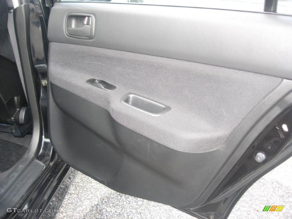 2003 Mitsubishi Lancer Evolution VIII Black Door Panel Photo #49363991