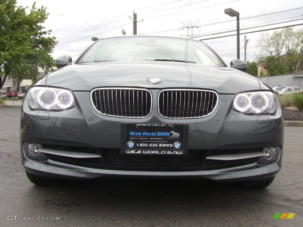 2011 3 Series 335i xDrive Coupe - Tasman Green Metallic / Cream Beige photo #3