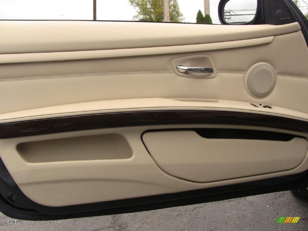 2011 BMW 3 Series 335i xDrive Coupe Cream Beige Door Panel Photo #49364390