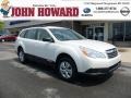 Satin White Pearl - Outback 2.5i Wagon Photo No. 1