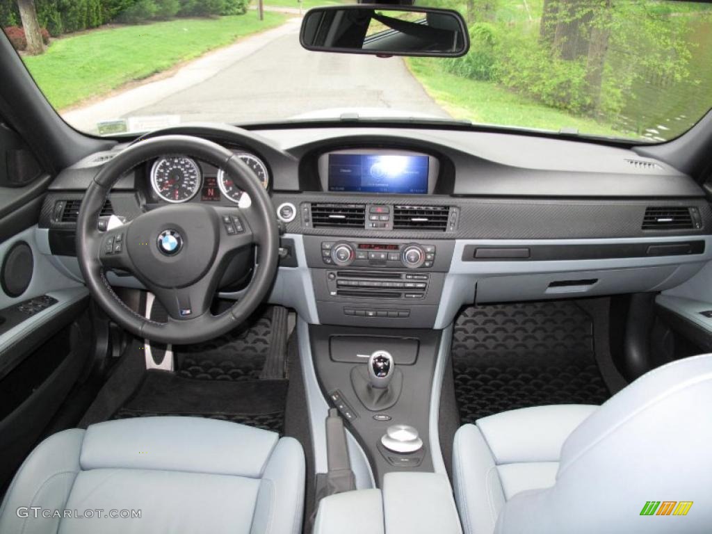 2008 BMW M3 Sedan Silver Novillo Leather Dashboard Photo #49364702