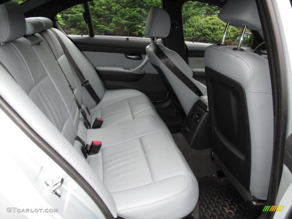 Silver Novillo Leather Interior 2008 BMW M3 Sedan Photo #49364732