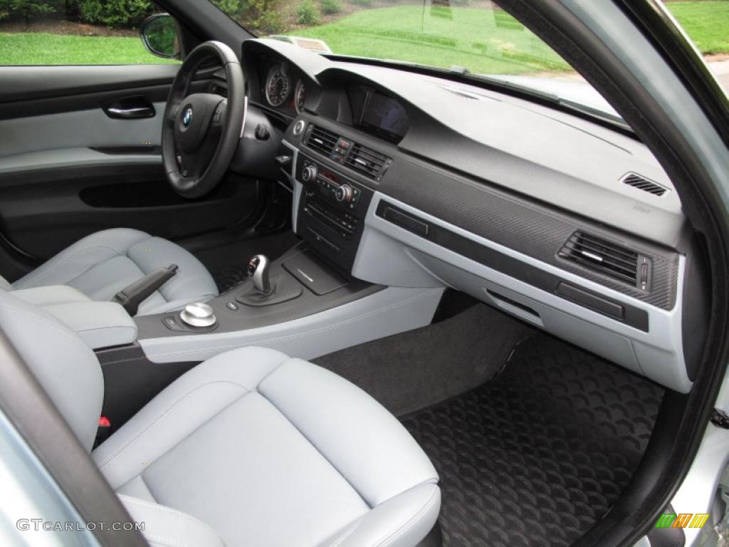 Silver Novillo Leather Interior 2008 BMW M3 Sedan Photo #49364747