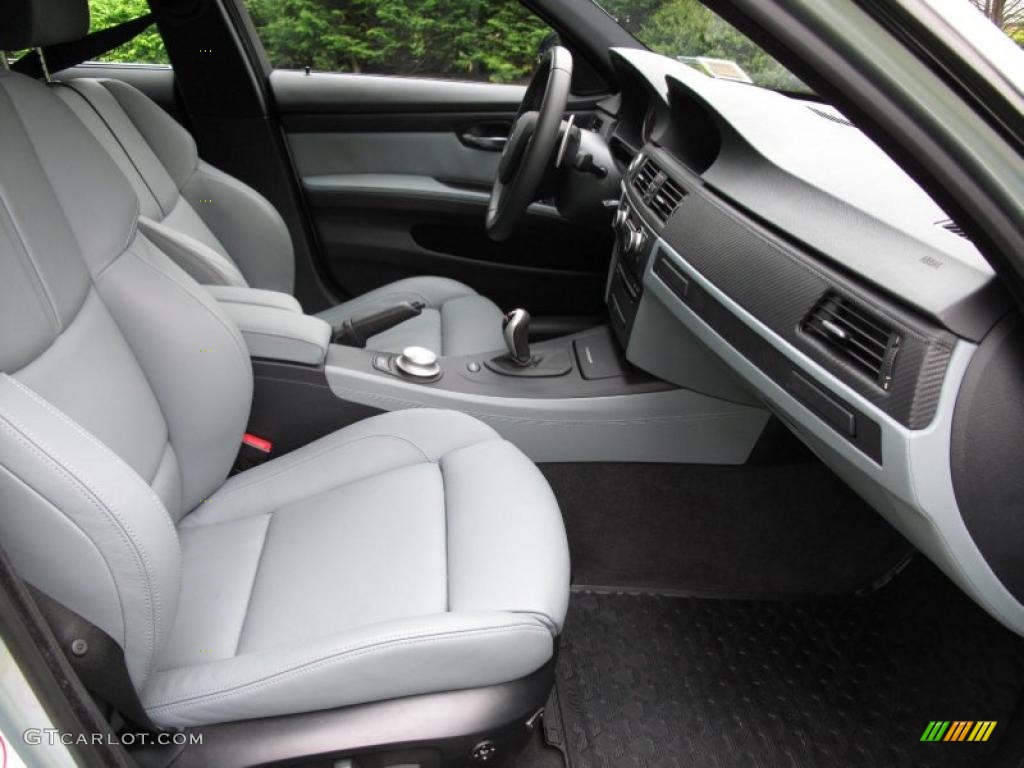 Silver Novillo Leather Interior 2008 BMW M3 Sedan Photo #49364768