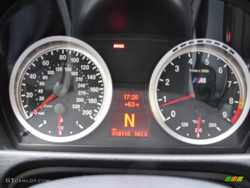 2008 BMW M3 Sedan Gauges Photo #49364813