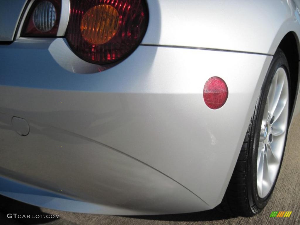 2003 Z4 2.5i Roadster - Titanium Silver Metallic / Black photo #20