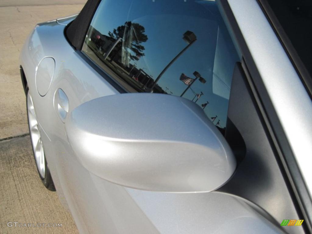 2003 Z4 2.5i Roadster - Titanium Silver Metallic / Black photo #23