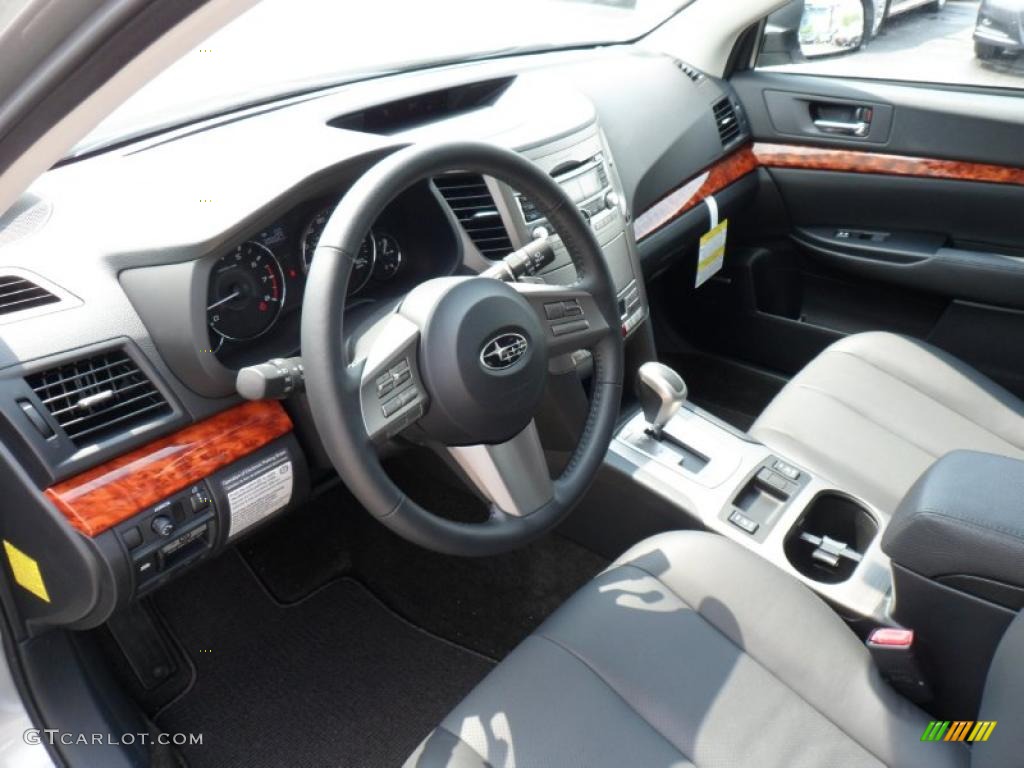 Off Black Interior 2011 Subaru Outback 3.6R Limited Wagon Photo #49365485
