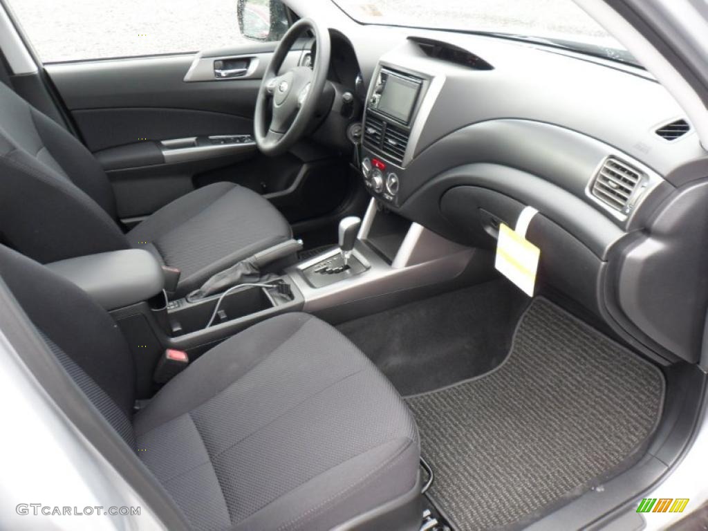 Black Interior 2011 Subaru Forester 2.5 X Premium Photo #49365968