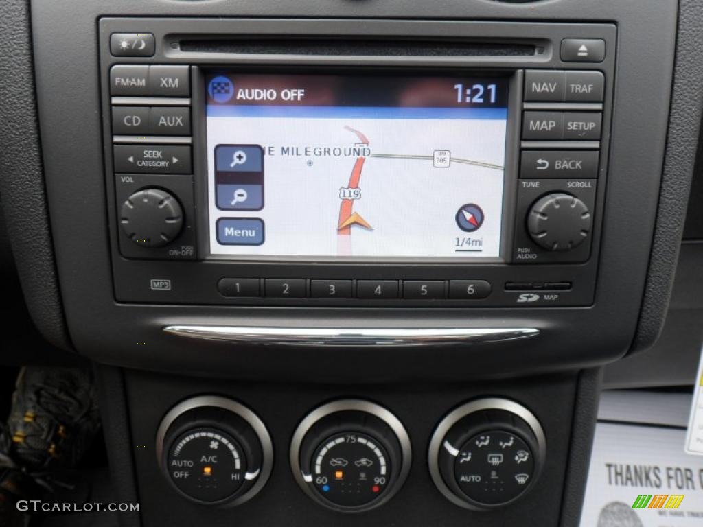 2011 Rogue SV AWD - Black Amethyst / Black photo #6