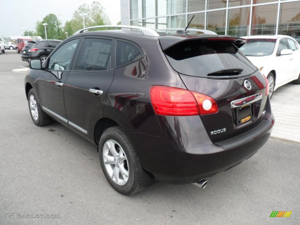 2011 Rogue SV AWD - Black Amethyst / Black photo #8