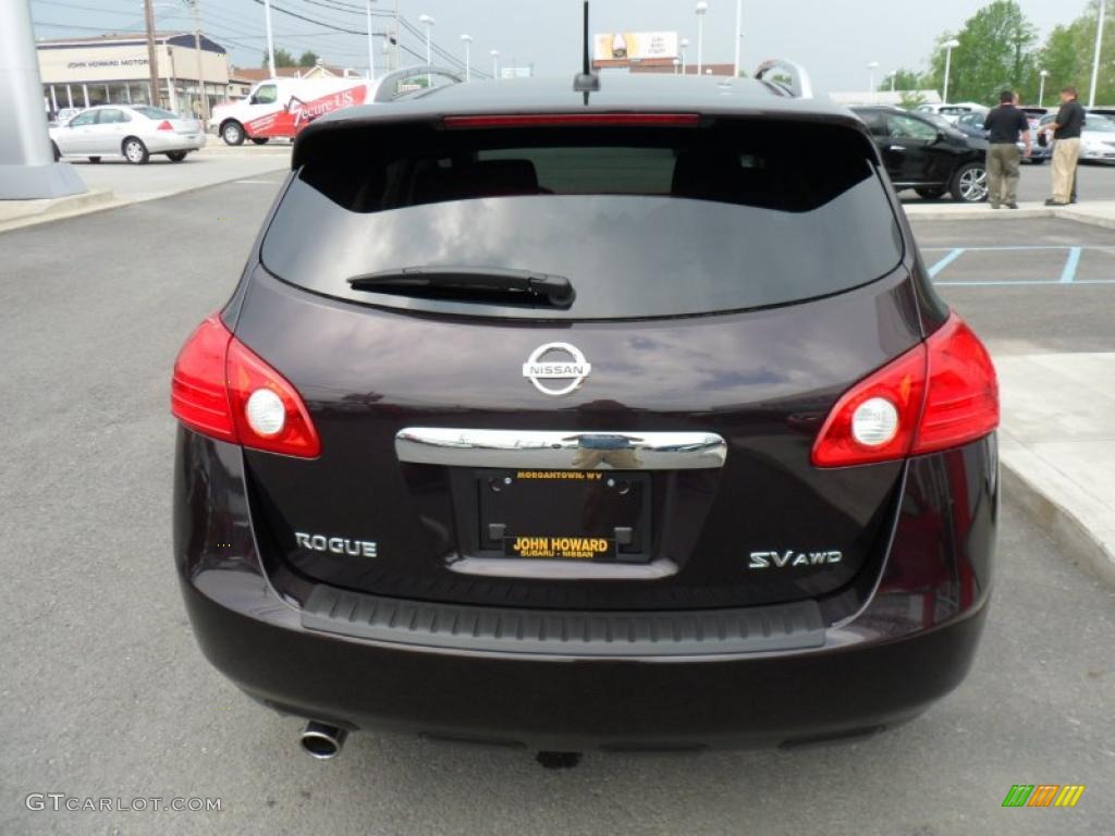 2011 Rogue SV AWD - Black Amethyst / Black photo #9