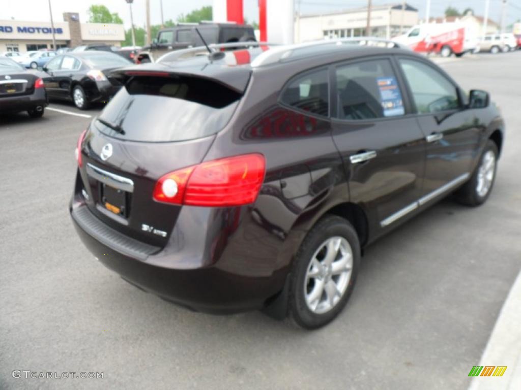 2011 Rogue SV AWD - Black Amethyst / Black photo #10