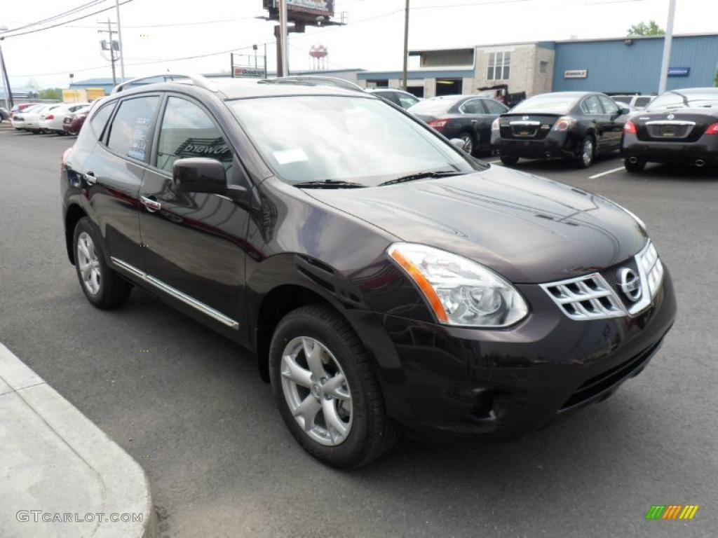 2011 Rogue SV AWD - Black Amethyst / Black photo #11