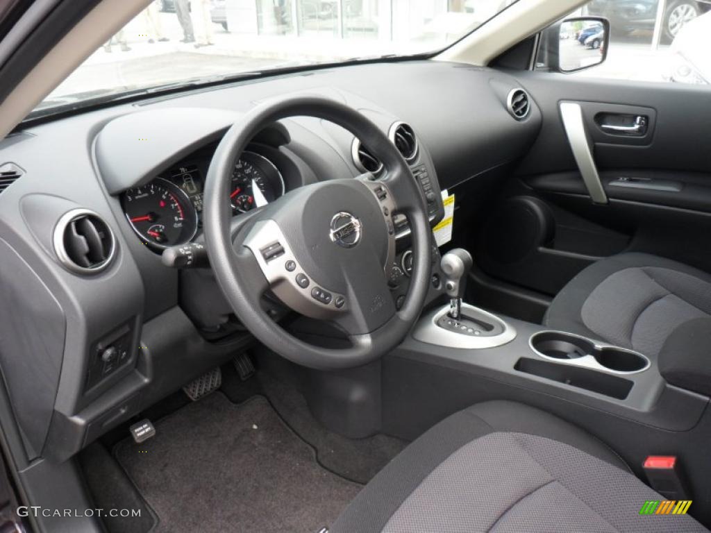2011 Rogue SV AWD - Black Amethyst / Black photo #14