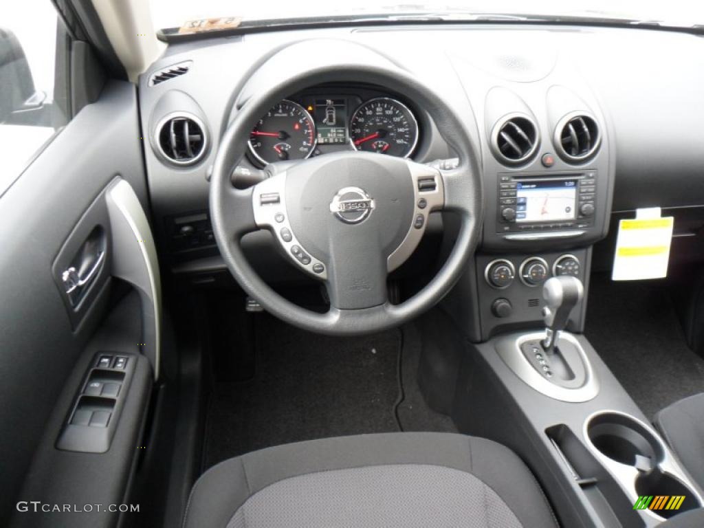2011 Rogue SV AWD - Black Amethyst / Black photo #16