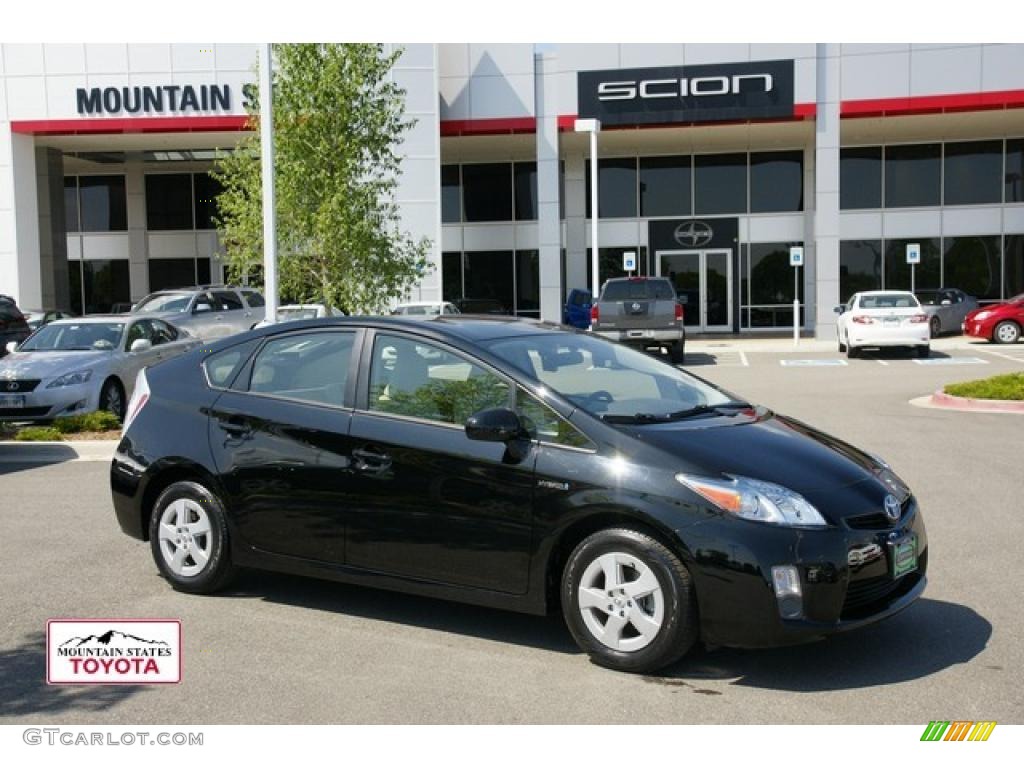 2010 Prius Hybrid II - Black / Misty Gray photo #1