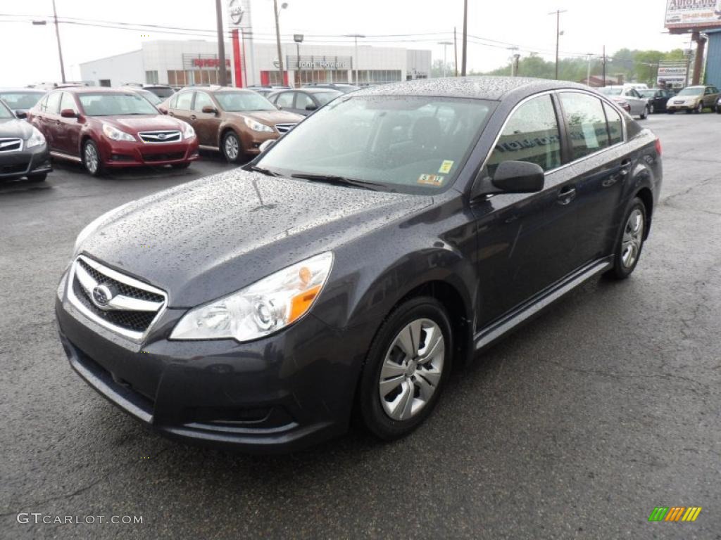 Graphite Gray Metallic 2010 Subaru Legacy 2.5i Sedan Exterior Photo #49368740