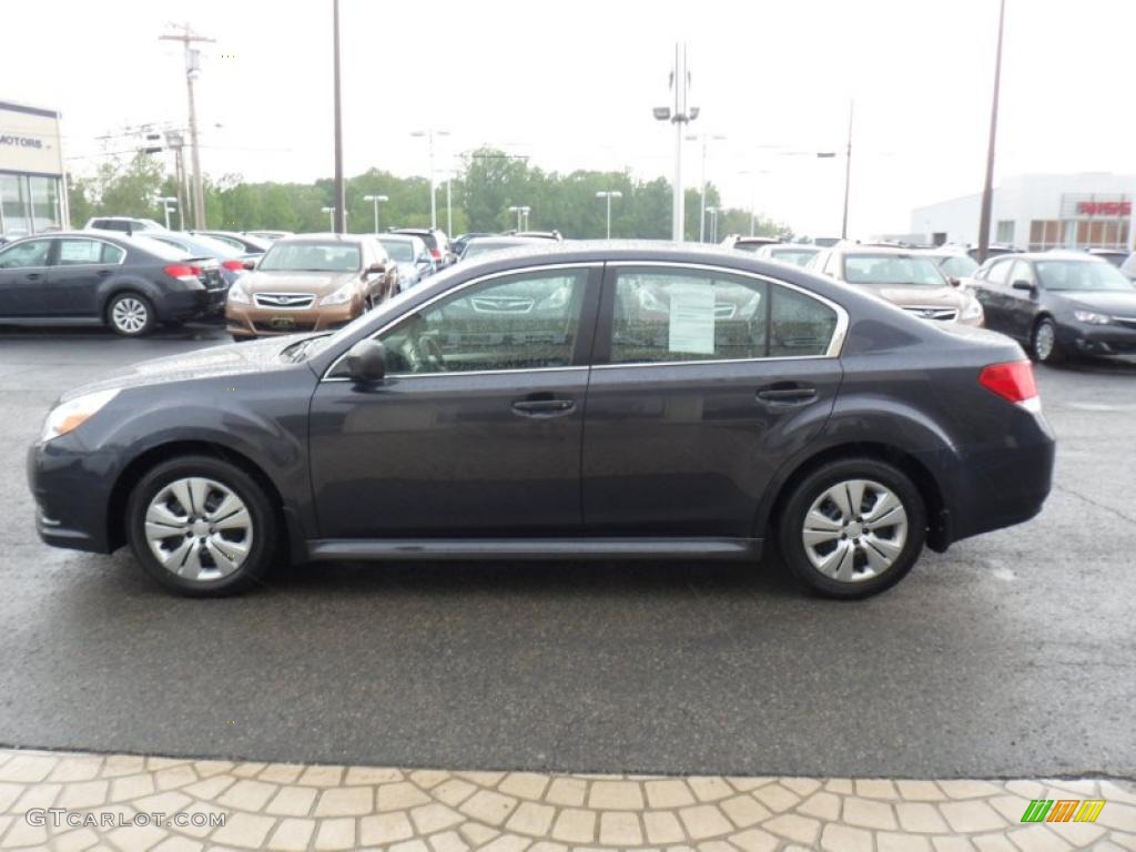 Graphite Gray Metallic 2010 Subaru Legacy 2.5i Sedan Exterior Photo #49368758