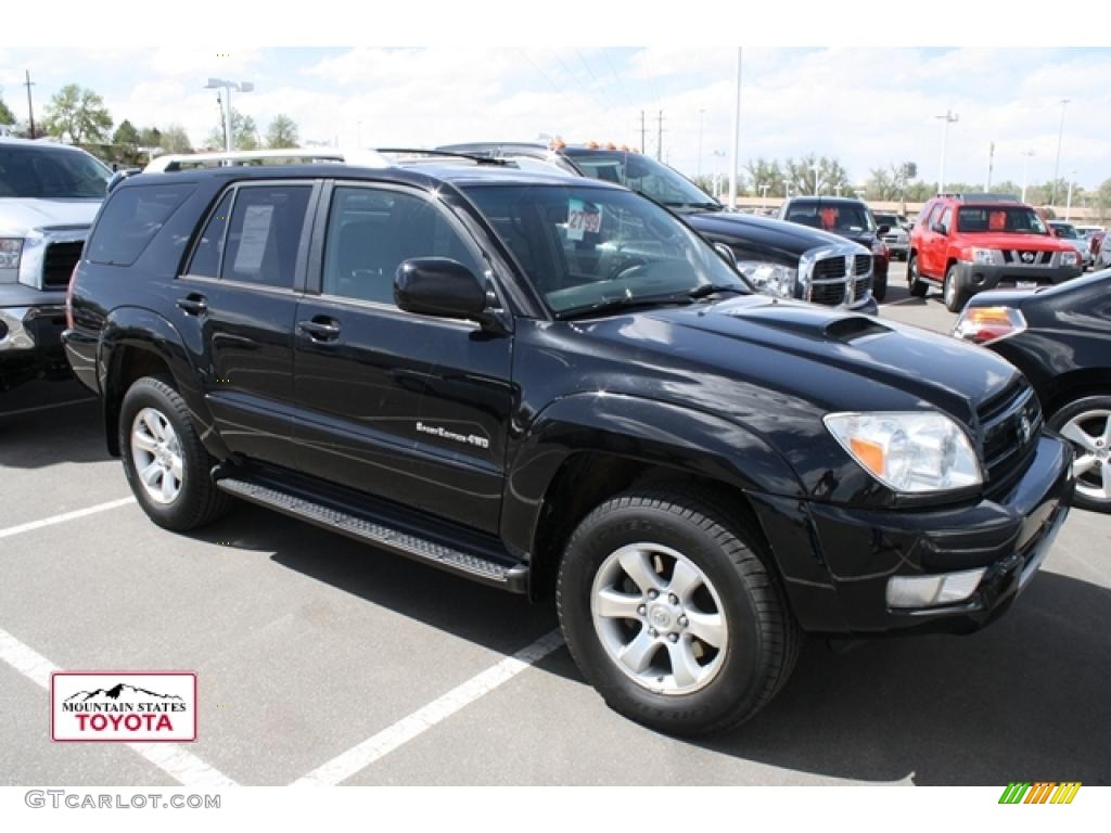 2004 4Runner Sport Edition 4x4 - Black / Stone photo #1