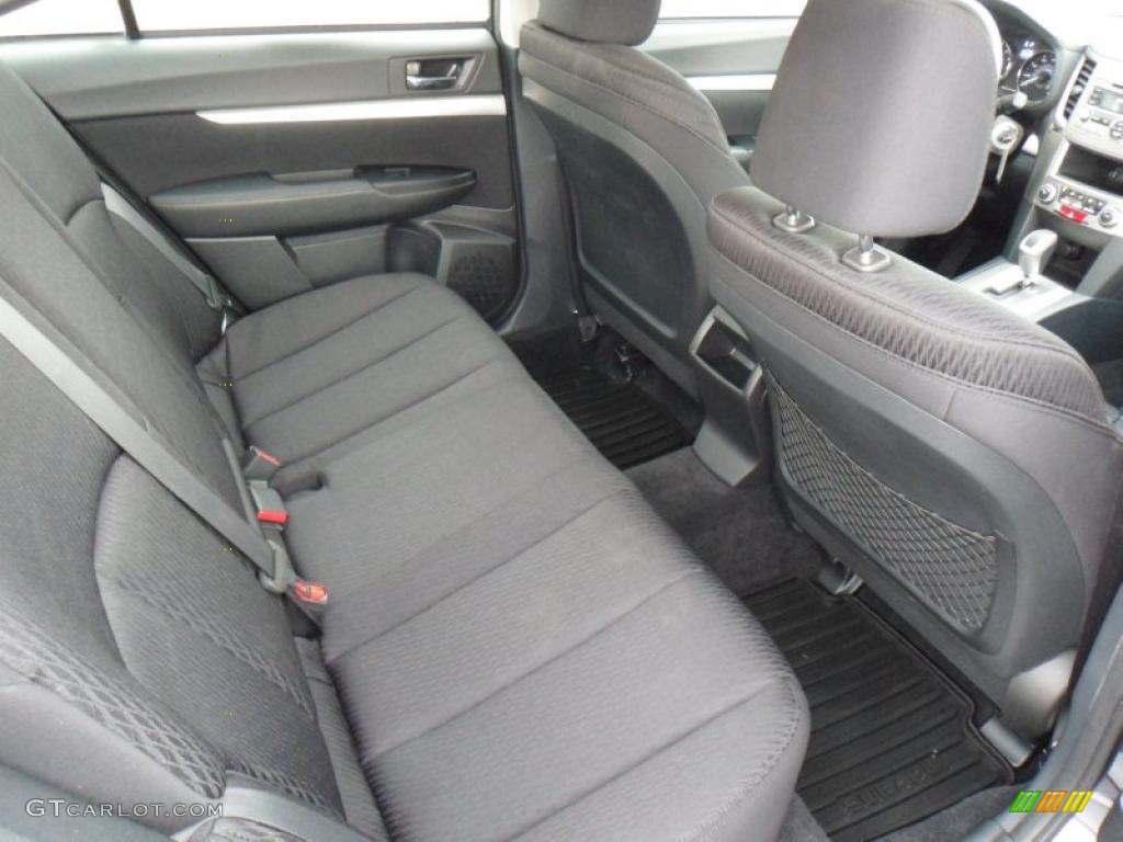 Off Black Interior 2010 Subaru Legacy 2.5i Sedan Photo #49368887