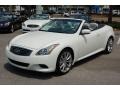 Moonlight White 2010 Infiniti G 37 S Sport Convertible Exterior