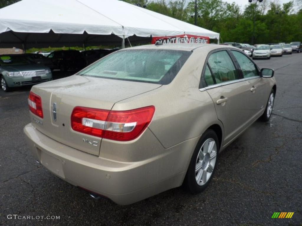 2008 MKZ Sedan - Dune Pearl Metallic / Sand photo #4