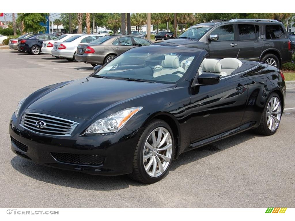 Obsidian Black 2010 Infiniti G 37 Convertible Exterior Photo #49369163