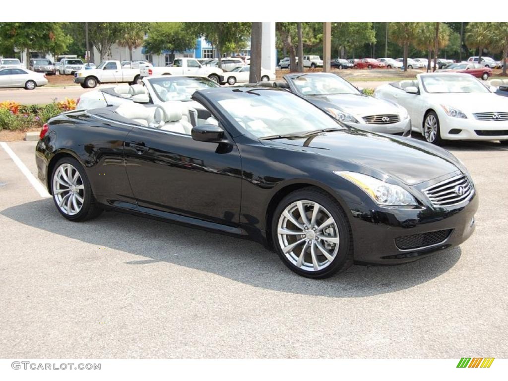 2010 G 37 Convertible - Obsidian Black / Stone photo #4