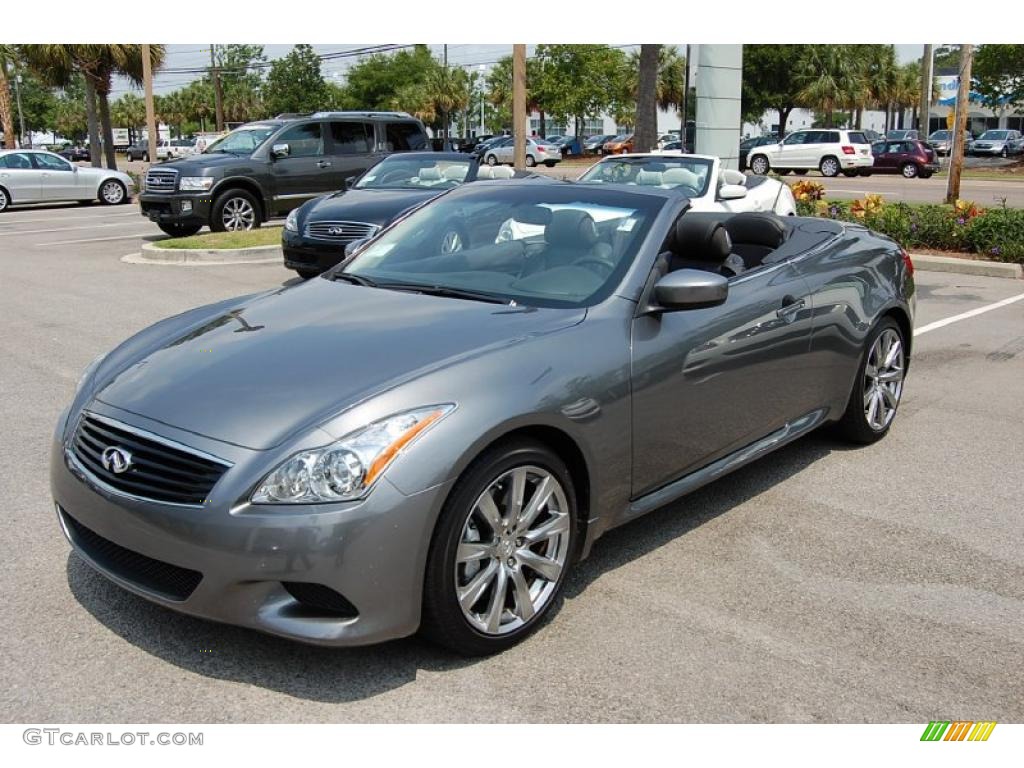 Graphite Shadow 2010 Infiniti G 37 S Sport Convertible Exterior Photo #49369337