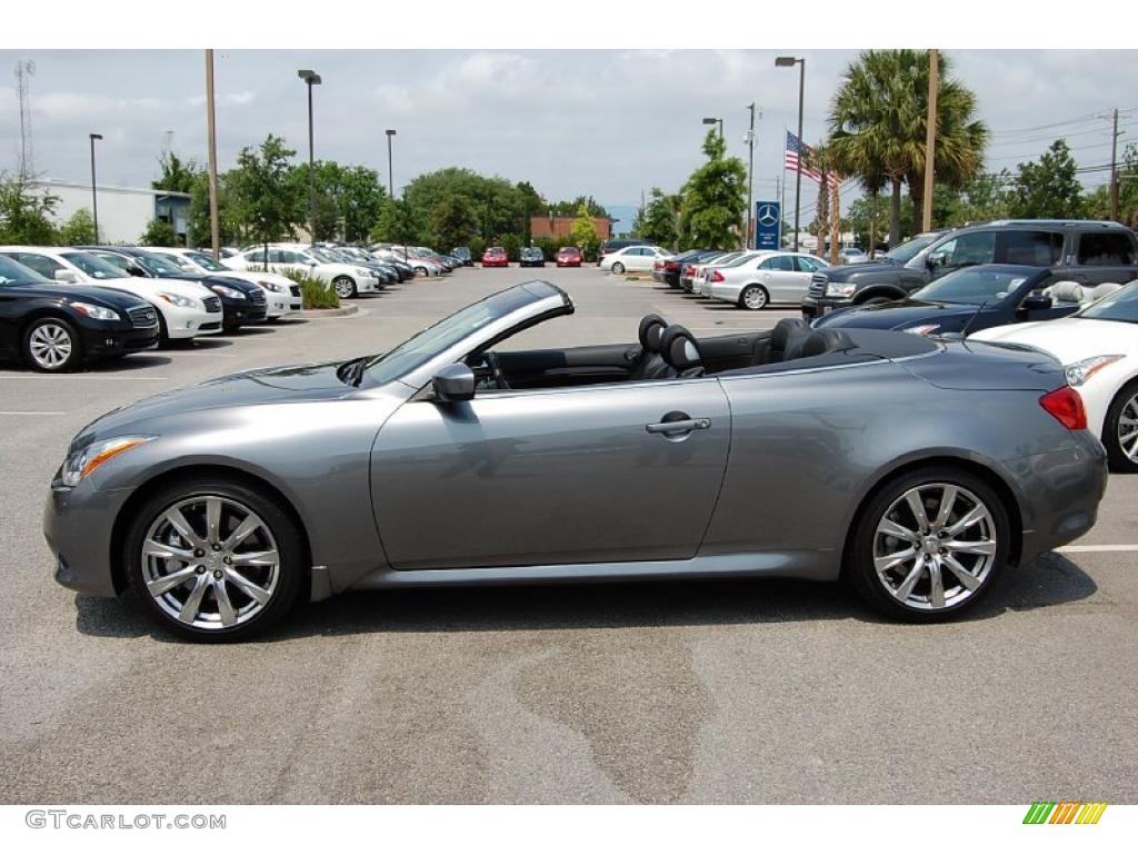 Graphite Shadow 2010 Infiniti G 37 S Sport Convertible Exterior Photo #49369352