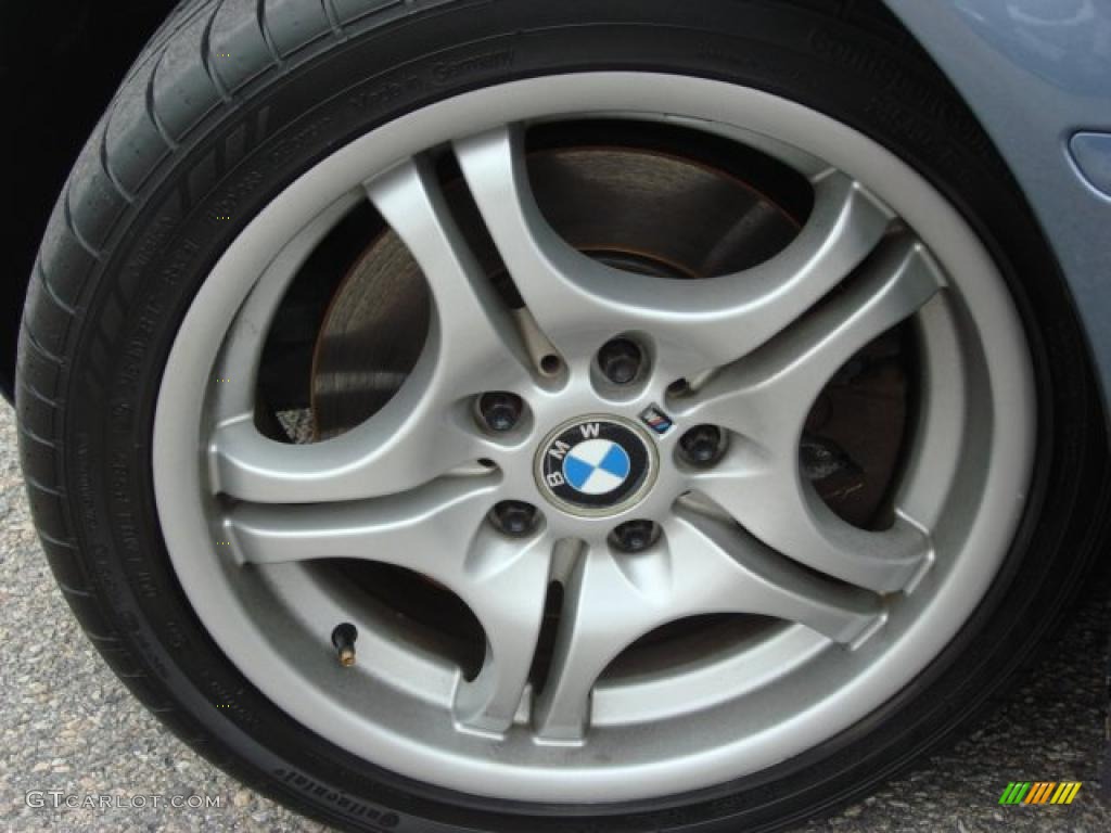 2001 3 Series 330i Convertible - Steel Blue Metallic / Grey photo #23